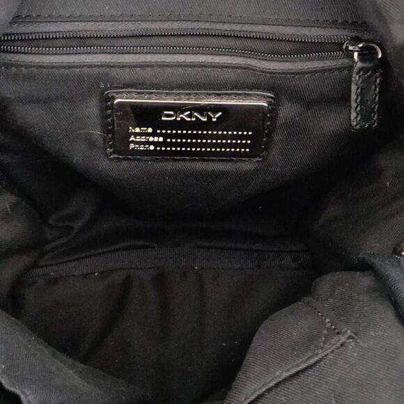 DKNY Women\'s Flap Backpack Bag Black One Size